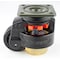 Foot Master Leveling Caster, 75 mm Nylon Wheel, 95x95 mm Plate, Swivel, 800 kg Cap, PU Foot Pad, Black GD-100-F-NYN-CUR-FBL - alternate 1